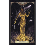 Tarot card with a hooded figure holding a star, labeled 'Imagination'.