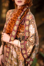 Dream Weaver Opera Duster Kimono Robe w/ Zodiac Signs