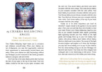 Illustration of a Chakra Balancing Angel with text on chakras and angelic guidance.