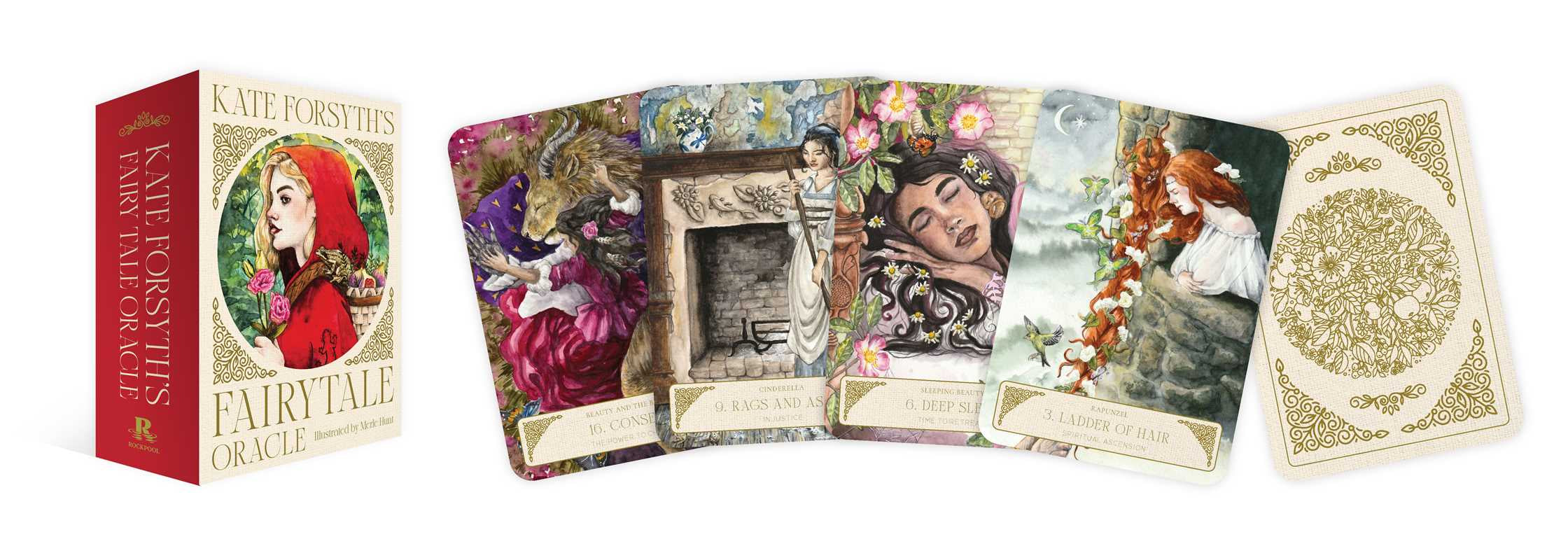 Gate Foresight Fairytale Oracle card set with box on a white background