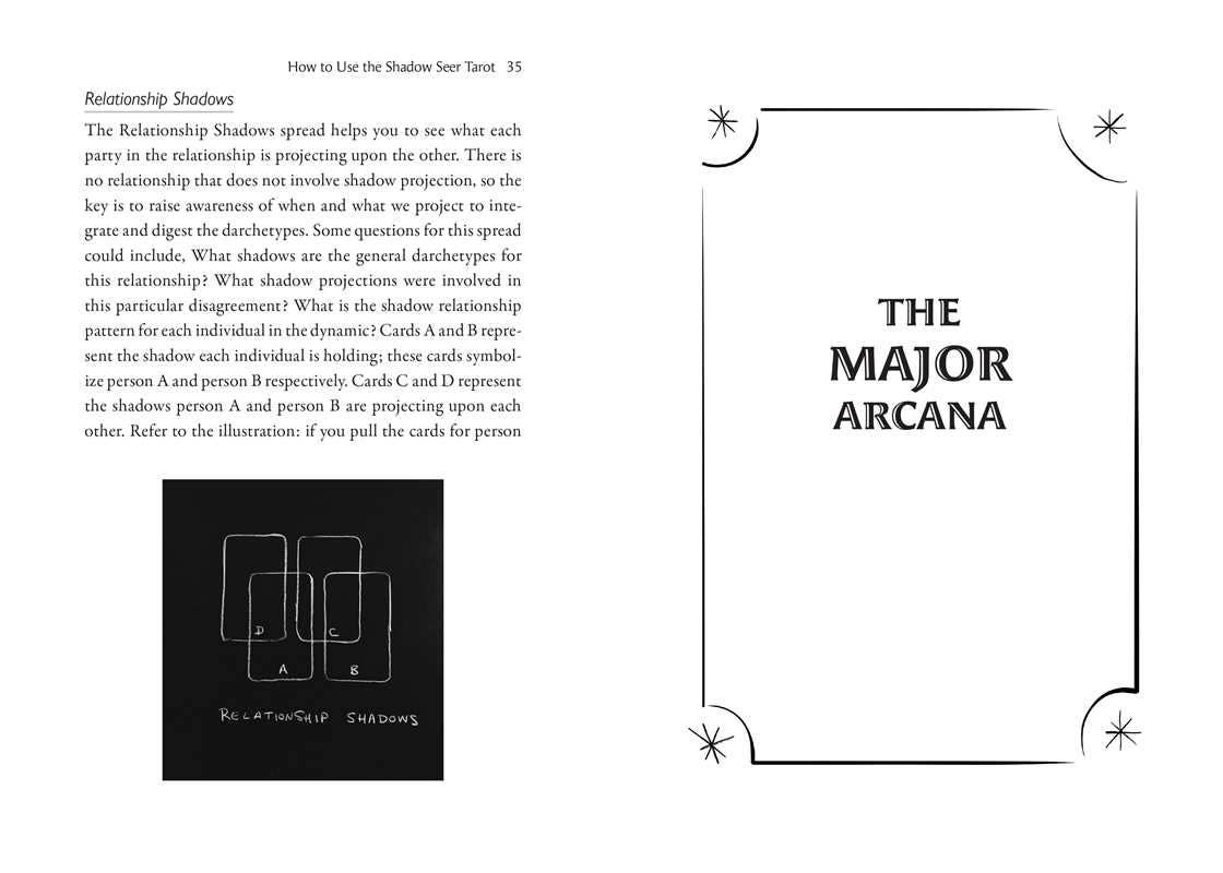 Shadow Seer Tarot by Maja D'Aoust: Flashcards; 256 pages / English