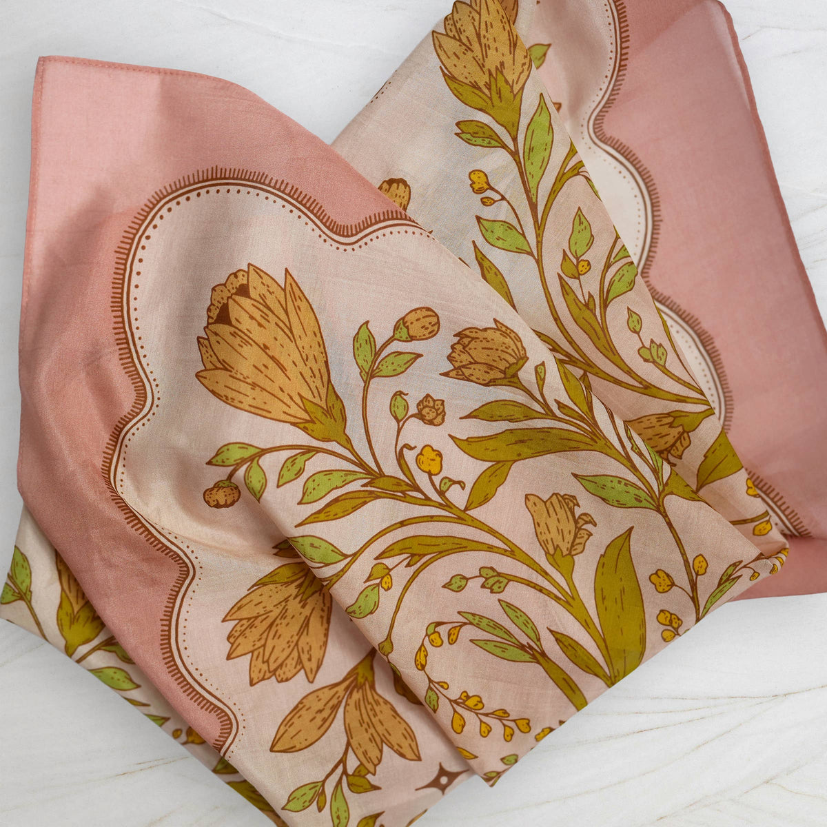 SILK COTTON SCARF | Meadow Reverie