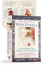 The Original Petit Etteilla tarot card set with packaging and guidebook.
