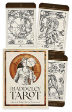 Baddeley Tarot card set with tarot cards and box.
