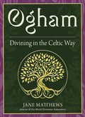 Book cover of 'Ogham: Divining in the Celtic Way' with a tree design and text.