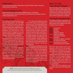 Instructions for using an I Ching Oracle Wheel on a red background
