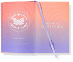 Open book with a butterfly design and '365 Days of Gratitude' text on a gradient cover.