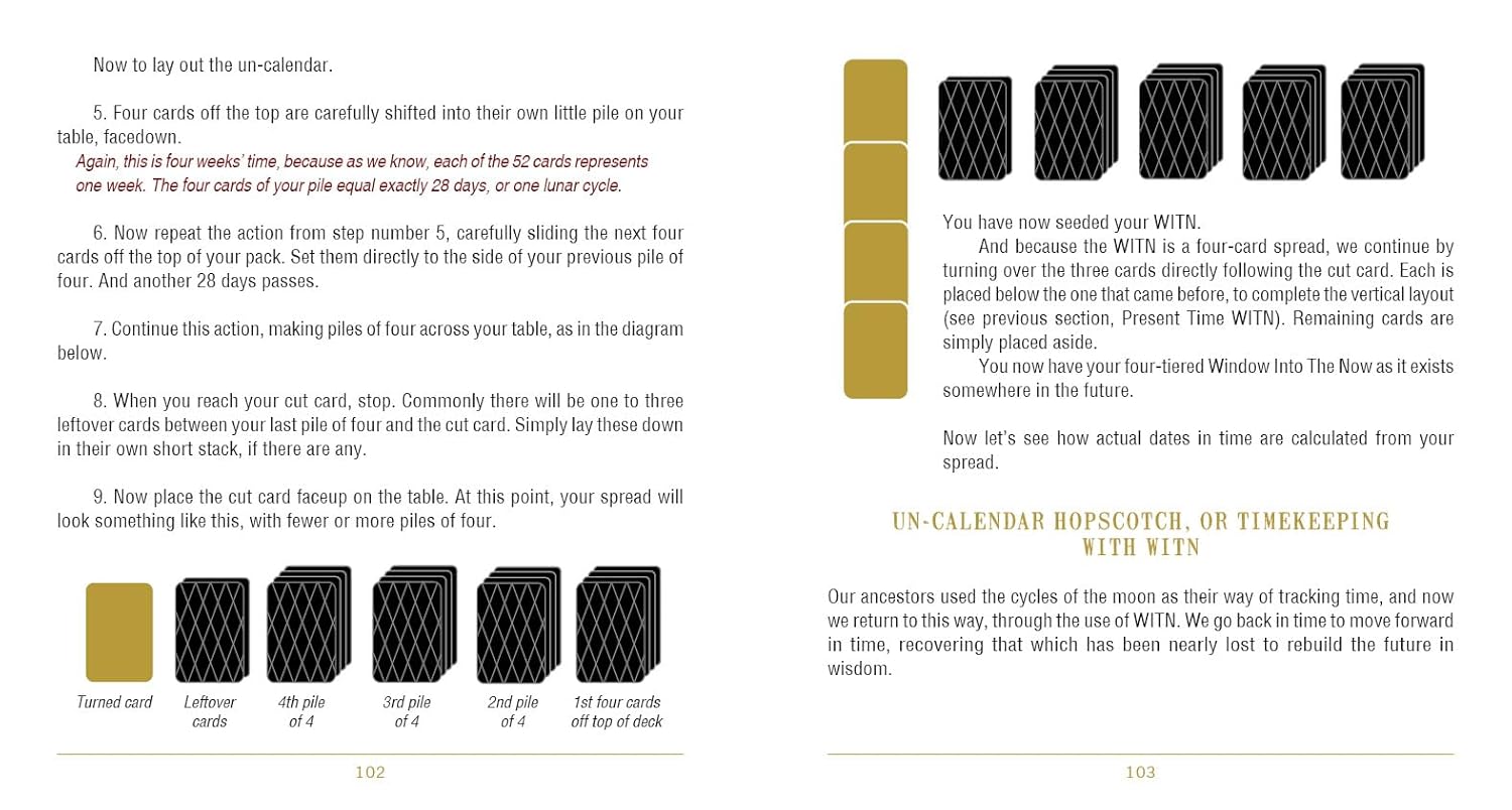 Instructions for a game involving cards on a white background with text.