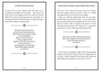 Two pages from a book or manual on coven and solo blessings and preparations.