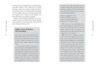 A printed page from a journal or workbook with two columns of text, titled 'Emotional Balance' and 'Shadow Work, Meditation, and Journaling,' plus a small illustration of a figure walking in the lower left.