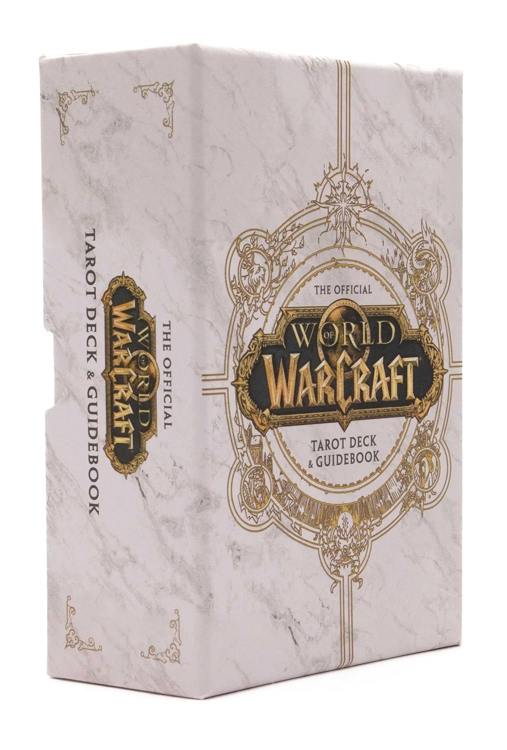 World of Warcraft tarot deck and guidebook packaging on a white background