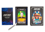 Star Trek tarot deck and guidebook set with a card featuring 'The Fool'.