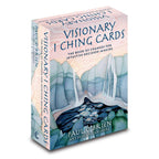 Box of Visionary I Ching Cards with watercolor design on a white background