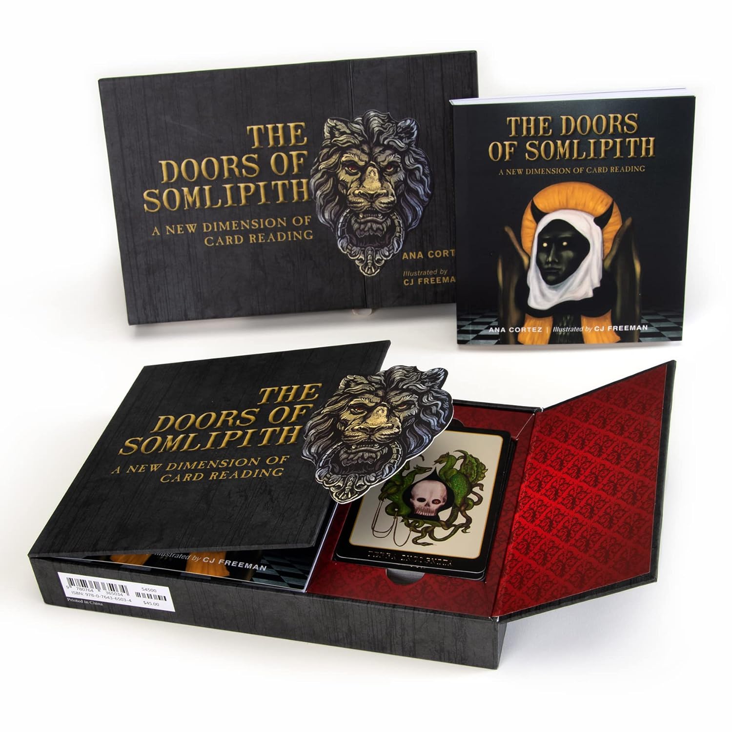 The Doors of Somliphth card reading set with packaging on a white background