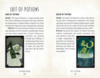 Card from a tarot or oracle deck titled 'Suit of Potions' with illustrations and descriptions.