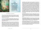 Page from a book or magazine featuring an owl illustration and text on 'The High Priestess' card.