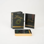 The Wild Elemental Oracle cards with packaging on a white background