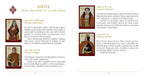 Card from a tarot deck with illustrations and text on a white background