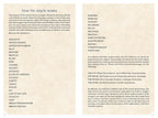 Text describing how an oracle works, including a list of names and descriptions.