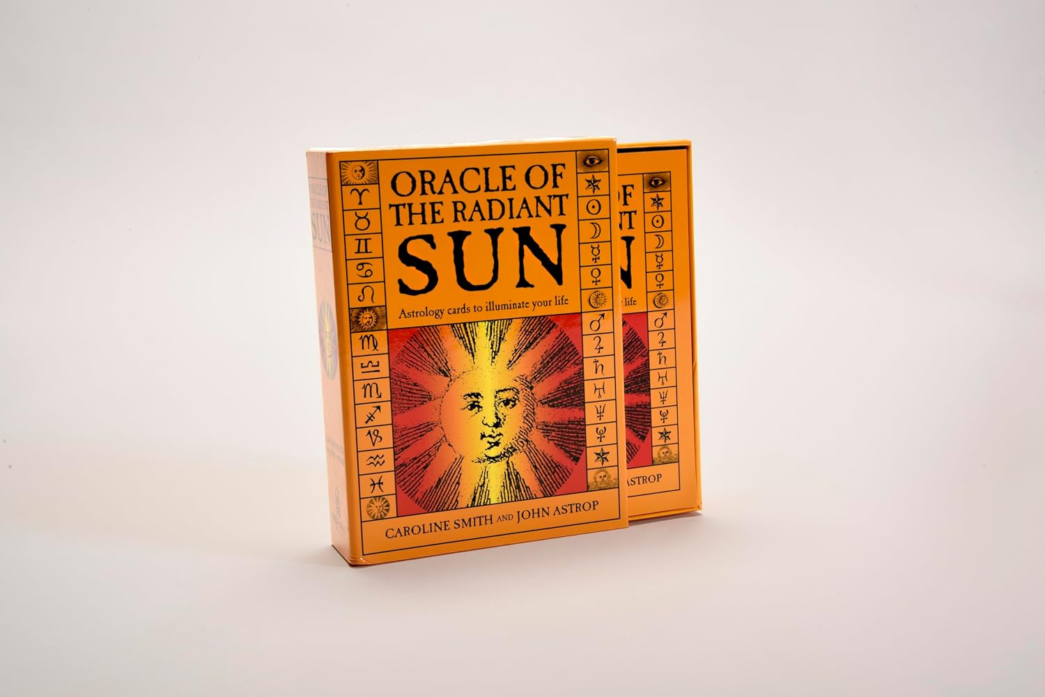 Oracle of the Radiant Sun card deck on a white background