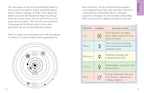 Page from a book about planetary symbolism with a diagram and table.