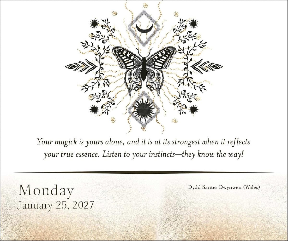 Year of the Witch 2027 Day-to-Day Calendar