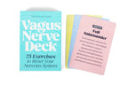 Vagus Nerve Deck book with colorful cards on a white background