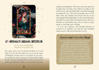 Page from a book with a tarot card and text on intuition, dreams, and intimacy.