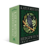 Box set for Kate Forsyth's Hedgewitch Oracle, showing the front cover with a raven illustration and the spine on a white background.