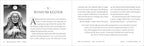 Book page with illustration of a woman and text titled 'Wisdom Keeper'.