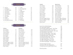 Page from a book or guide listing Major Arcana, Hearts, Pentacles, Wands, Swords, and Menors with corresponding numbers and descriptions.
