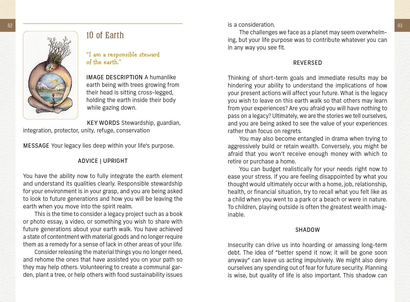 Text-based image with a human-like figure holding the Earth, surrounded by text and graphics.