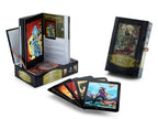 Lowerrow Tarot set with tarot cards and box on a white background