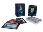 Higher Self Oracle cards with packaging on a white background