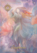 Card featuring an artistic depiction of the Empress with a celestial background and 'Empress' text.