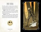 Illustration of Jack Skellington from 'The Nightmare Before Christmas' with text on the left.