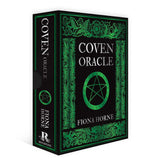 Coven Oracle card set packaging with green and black design