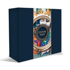Couture Tarot card deck packaging with decorative design on a white background