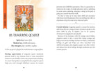 Page from a book or magazine featuring a tarot card and text about Tangerine Quartz.