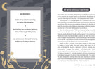 An open book or booklet spread showing two pages of printed text with decorative gold and gray border flourishes along the left margin. The left page has the heading 'AFFIRMATIONS' and the right page has the heading 'SIT WITH DIFFICULT EMOTIONS.