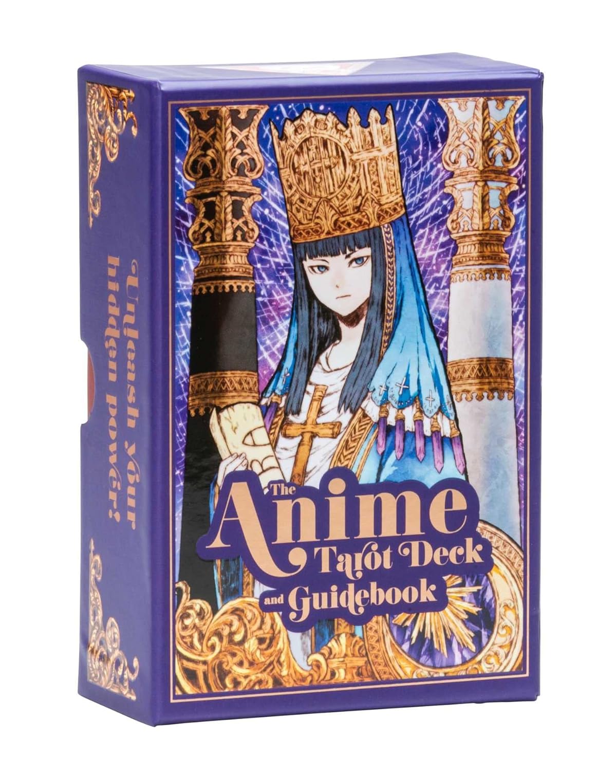 Anime Tarot Deck packaging with a character illustration on a white background