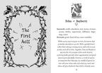 Page from a book or manual with decorative text and symbols, featuring the First Aett and Fehu Bayberry elements.