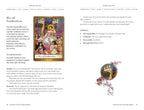 Tarot card titled 'Six of Conquest' with detailed description and symbols on a white background.