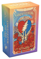 Grateful Dead tarot deck packaging with colorful design and text