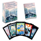 Visionary I Ching Cards set with cards and guidebook on a white background