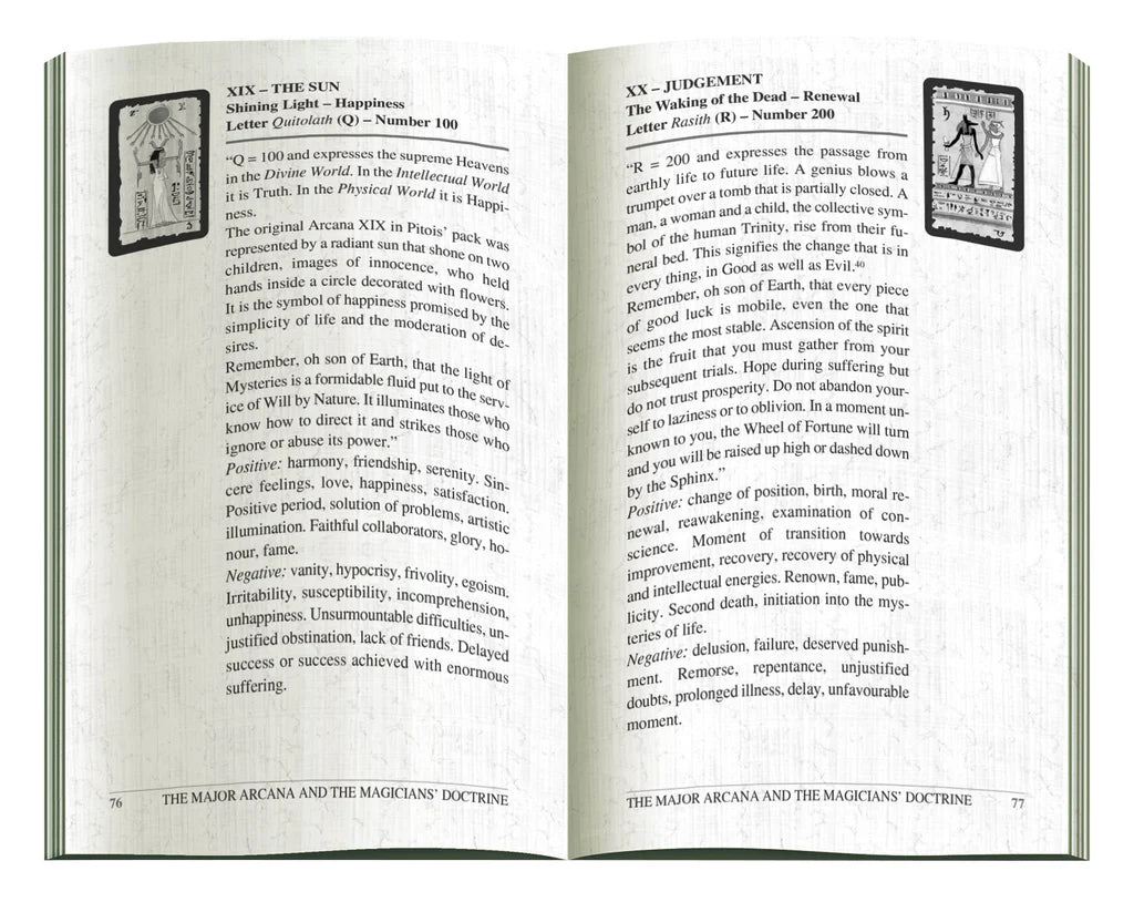 Open book displaying pages with text and illustrations on a white background