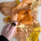 SILK COTTON SCARF | Burnished Bloom