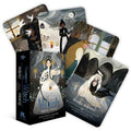 Set of oracle cards titled 'Seasons of the Witch' with artistic illustrations on a white background.