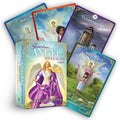 Guardian Angel Messages Tarot cards with a box featuring an angelic design.