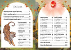 Table of contents for a book on crystal alchemy with illustrations and text.